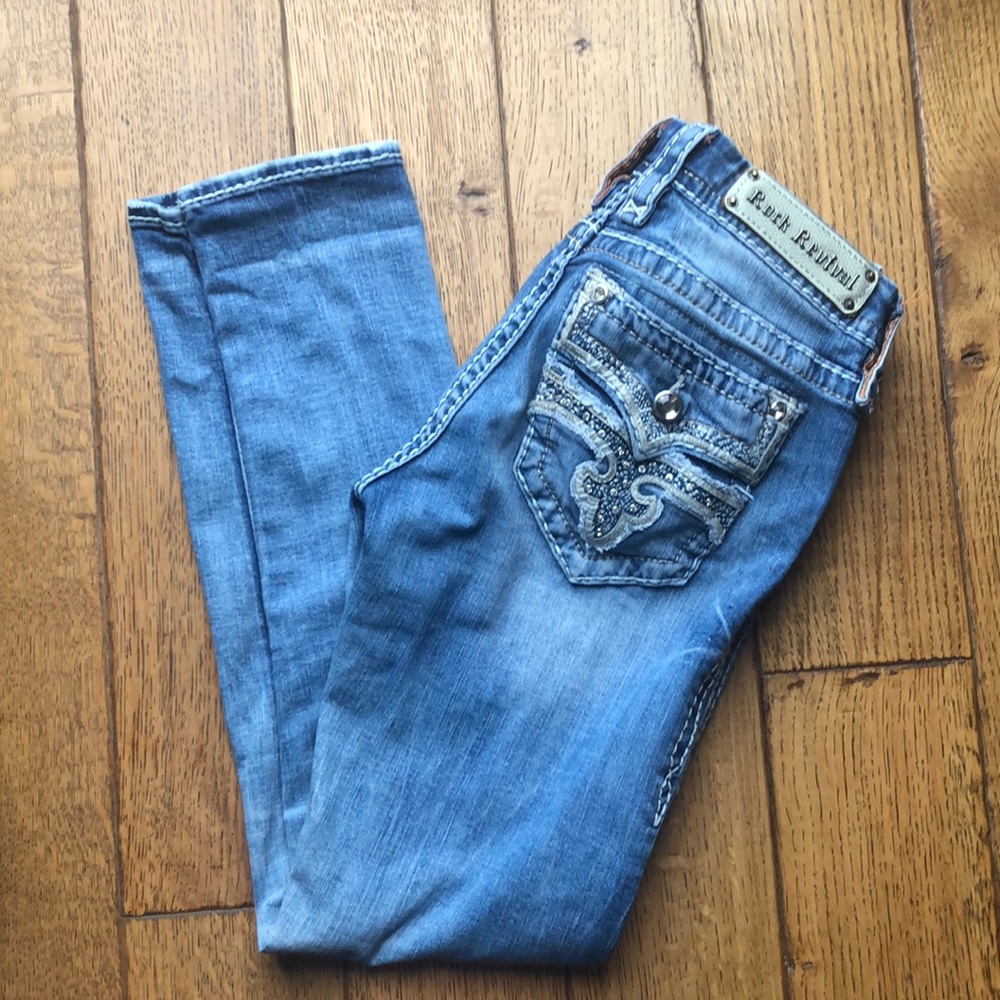 Rock Revival skinny jeans. Size 28